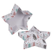 PUDŁKO kształt gwiazdy jodły choinka ŚWIATECZNE 3