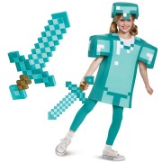 Diamentowy miecz Minecraft - turkusowa zabawka 51 cm dla dzieci