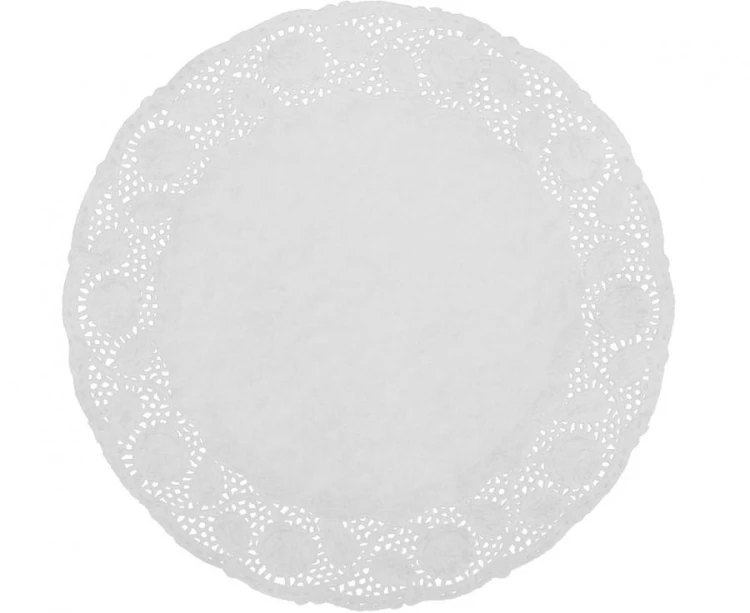 Serwetki papierowe białe 33 cm – eleganckie serwety z koronkowym wzorem