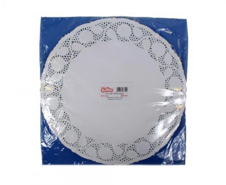 Serwetki papierowe białe 33 cm – eleganckie serwety z koronkowym wzorem