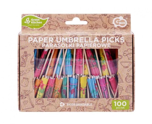 Parasolki papierowe do drinków 10 cm – kolorowa dekoracja na imprezę