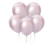 Balony chromowane różowe złoto 46 cm – elegancka dekoracja na imprezy