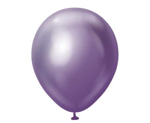 Balony chromowane fioletowe 46 cm – metaliczne dekoracje na imprezy