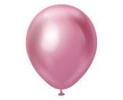 Balony chromowane różowe 46 cm – efektowna dekoracja na każdą imprezę