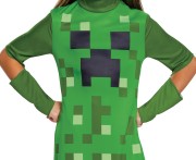 Kostium Minecraft Creeper dla dziewczynki M (7-8 lat) - przebranie