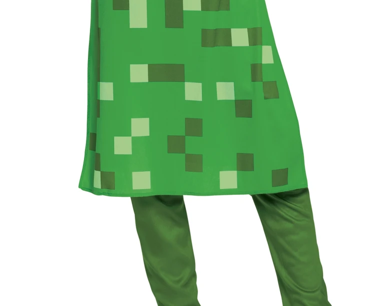 Kostium Minecraft Creeper dla dziewczynki M (7-8 lat) - przebranie