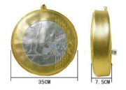 PODUSZKA 1 EURO BILON MONETA OKRĄGŁA SIEDZENIA 35 2