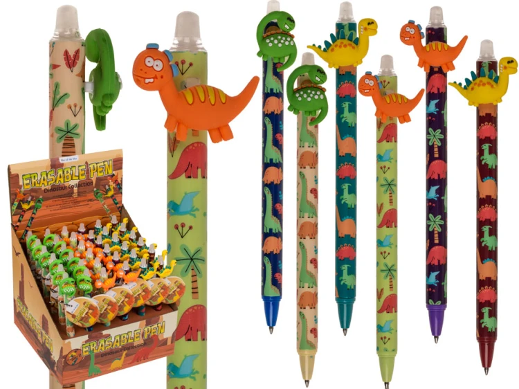 Wymazywalny długopis z dinozaurem 3D - kolorowy długopis dla dzieci  (1).jpg