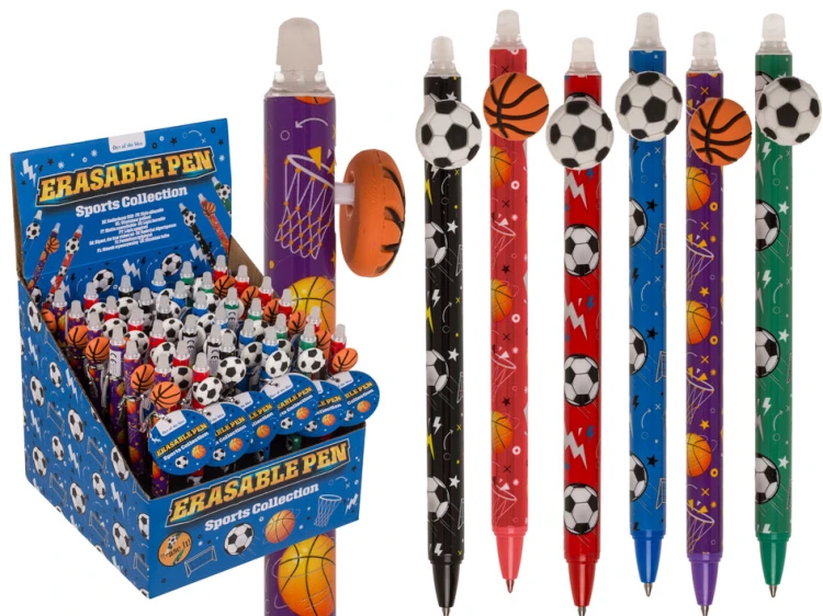 Długopis wymazywalny sportowy - piłka nożna i koszykówka dla dzieci  (1).jpg
