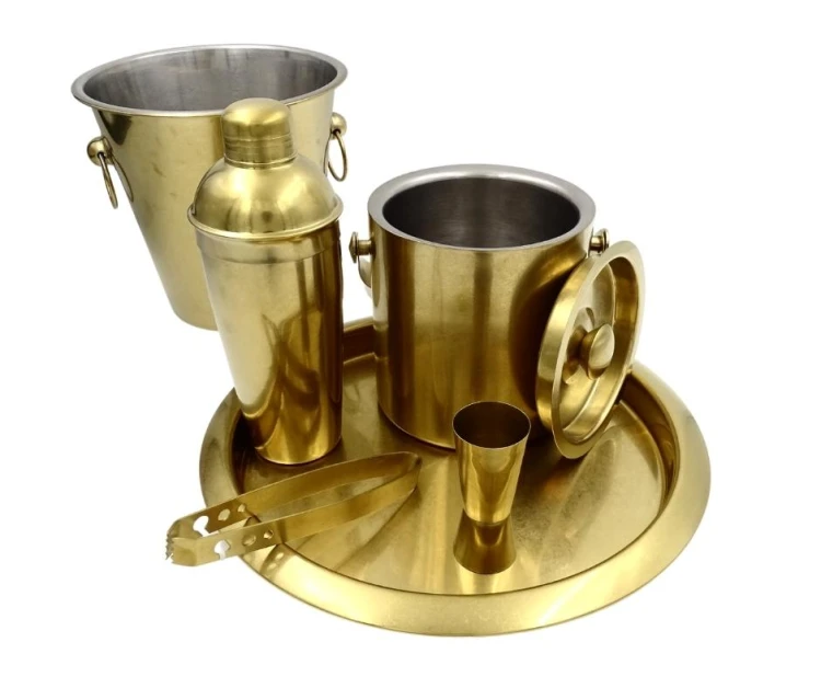 Zestaw barmański 6 elementów złoty - profesjonalny komplet do drinków  (3).jpg