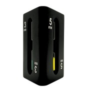 Trójstronna klepsydra 1–3–5 minut - czarny timer do biura i domu  (5).jpg