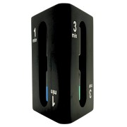 Trójstronna klepsydra 1–3–5 minut - czarny timer do biura i domu  (6).jpg