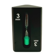 Trójstronna klepsydra 1–3–5 minut - czarny timer do biura i domu  (9).jpg
