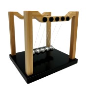 Kulki Newtona premium - elegancka dekoracja biurka z drewna i stali  (1).jpg