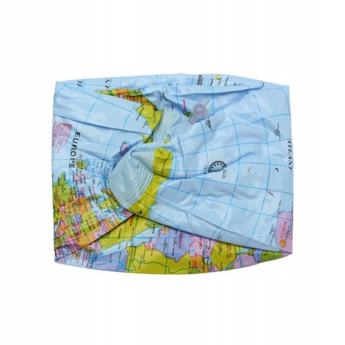 Dmuchana piłka globus 28 cm - edukacyjna z mapą świata  (1).jpg