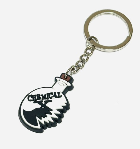 Brelok naukowca stłuczona kolba - humorystyczny gadżet chemiczny .jpg