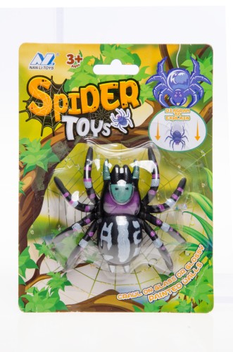 Lepki pająk zabawka na szybę i ścianę - pełzająca atrakcja dla dzieci .jpg