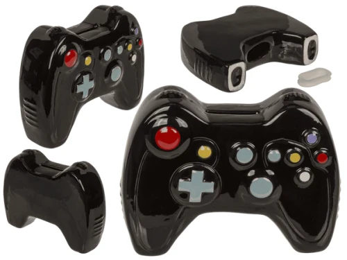 Skarbonka kontroler do gier - ceramiczna skarbonka dla gracza  (1).webp