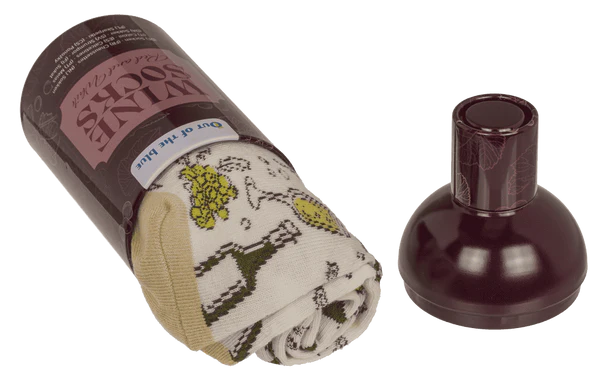 Zestaw skarpetek z winem - oryginalny prezent w butelce  (6).webp