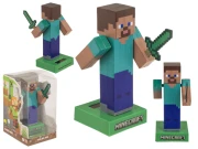 Figurka solarna Minecraft Steve - ruchomy gadżet na biurko  (1).webp