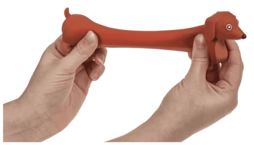 Gniotek jamnik antystresowy - elastyczna zabawka do ściskania  (4).webp