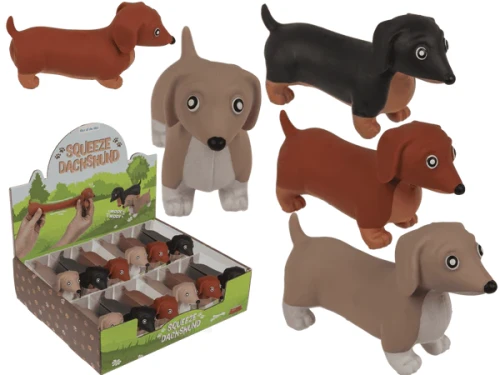 Gniotek jamnik antystresowy - elastyczna zabawka do ściskania  (6).webp