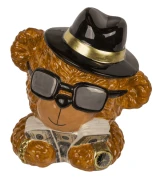 Skarbonka miś finansista z kluczykiem - ceramiczna dekoracja  (2).webp