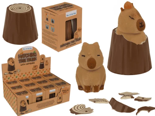 Wykluwająca się kapibara w kłodzie - zabawka niespodzianka 48h  (2).webp