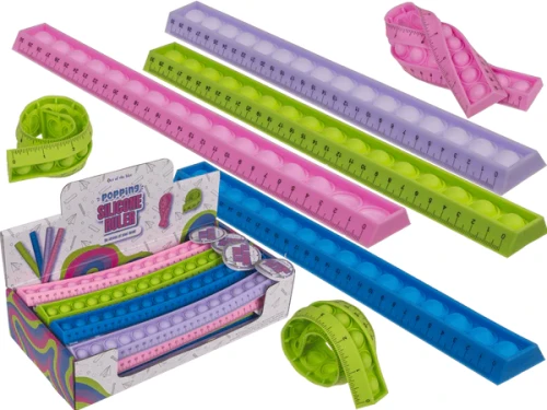 Silikonowa linijka z bąbelkami - sensoryczna linijka antystresowa  (1).webp