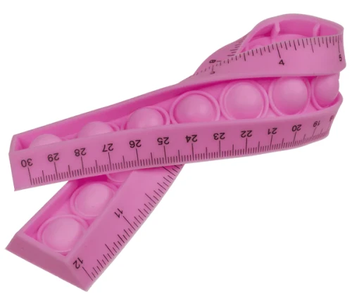 Silikonowa linijka z bąbelkami - sensoryczna linijka antystresowa  (7).webp