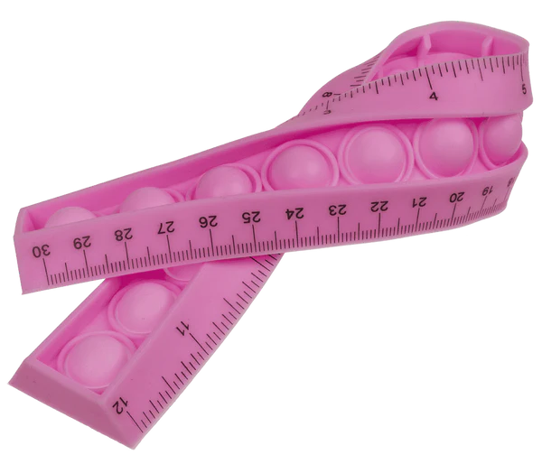 Silikonowa linijka z bąbelkami - sensoryczna linijka antystresowa  (7).webp