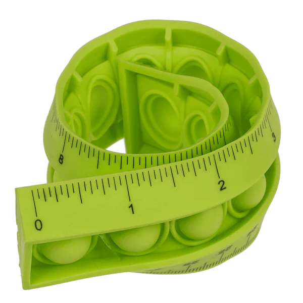 Silikonowa linijka z bąbelkami - sensoryczna linijka antystresowa  (8).webp