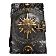 Notes skórzany retro - pamiętnik z Różą Wiatrów 200 stron  (4).png