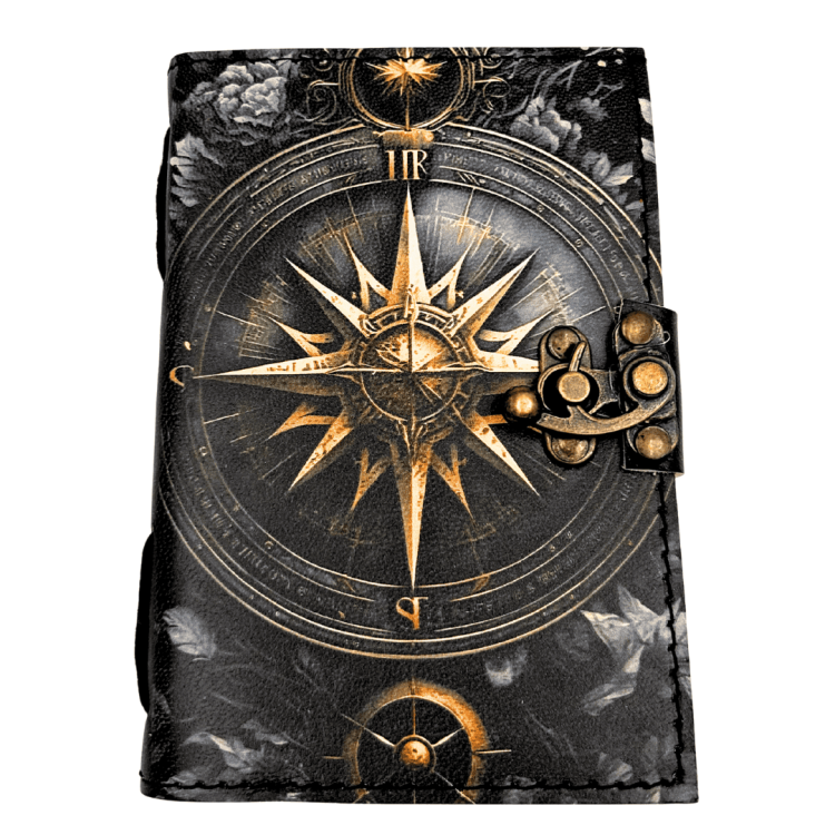 Notes skórzany retro - pamiętnik z Różą Wiatrów 200 stron  (4).png