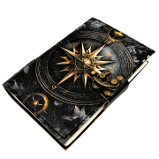 Notes skórzany retro - pamiętnik z Różą Wiatrów 200 stron  (5).png