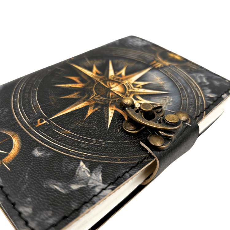 Notes skórzany retro - pamiętnik z Różą Wiatrów 200 stron  (6).png