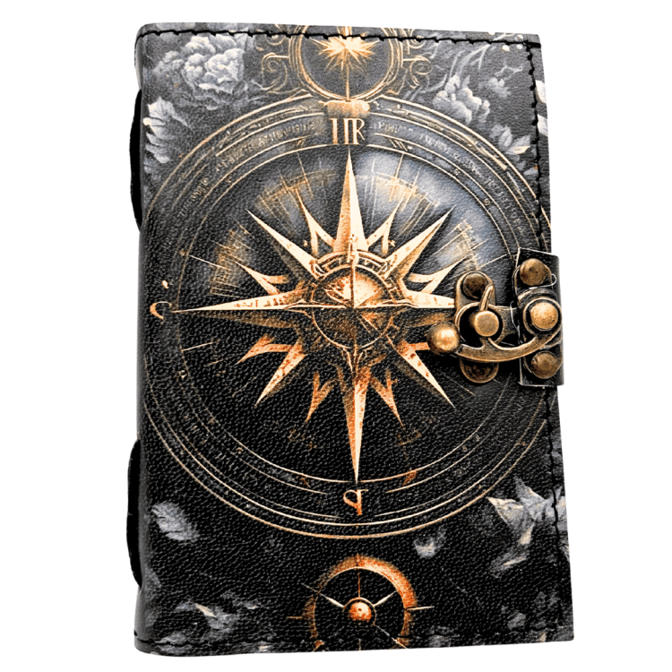 Notes skórzany retro - pamiętnik z Różą Wiatrów 200 stron  (8).png