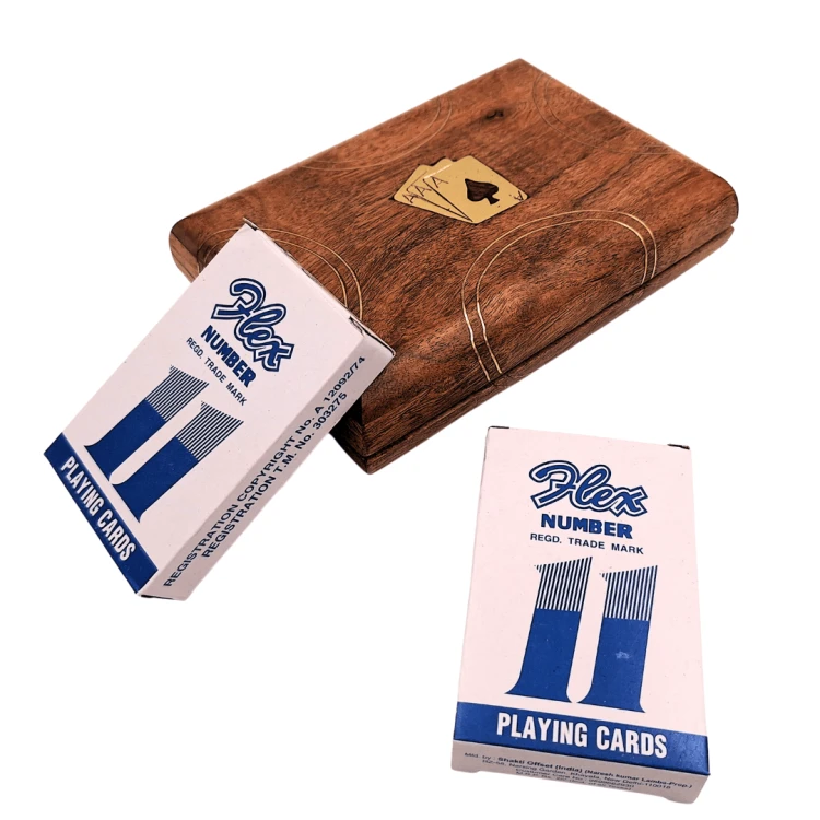 Zestaw 2 talii kart w drewnianym pudełku - styl vintage  (1).png