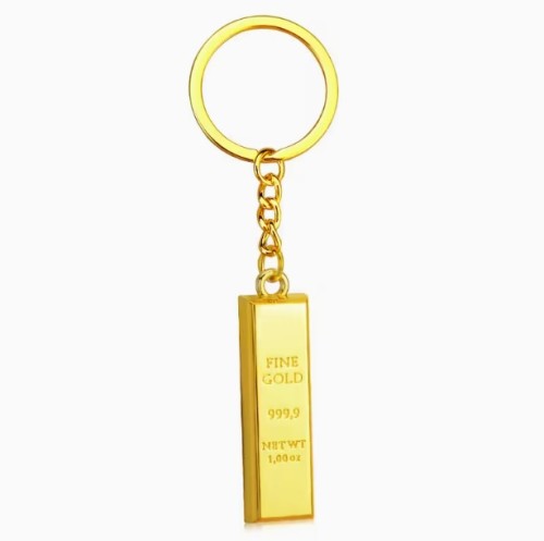 Brelok złota sztabka - gadżet miliardera do kluczy  (2).jpg