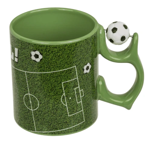 Kubek Piłkarski GOOOAL! z Obrotową Piłką - Antystres dla Kibica  (4).webp