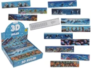 Linijka 3D z rybkami i tabliczką mnożenia - 20 cm morski mix  (1).webp