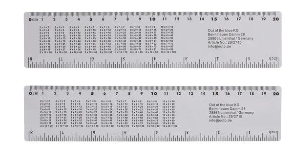 Linijka 3D z rybkami i tabliczką mnożenia - 20 cm morski mix  (3).webp