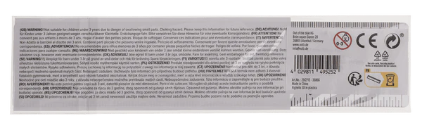 Linijka 3D z rybkami i tabliczką mnożenia - 20 cm morski mix  (4).webp