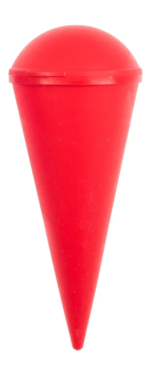 Przenośna popielniczka plażowa wbita w piasek - stożek z klapką  (4).webp