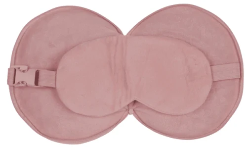 Pluszowa poduszka podróżna z opaską na oczy - zestaw 2w1 mix  (1).webp