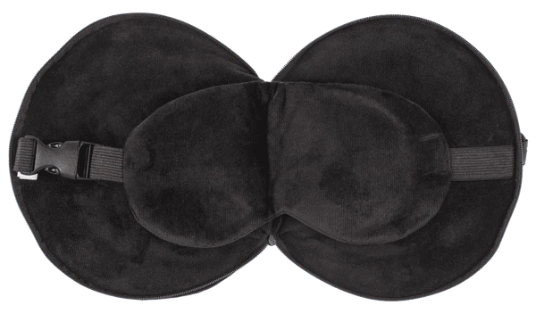 Pluszowa poduszka podróżna z opaską na oczy - zestaw 2w1 mix  (3).webp