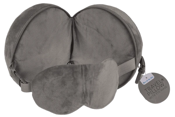 Pluszowa poduszka podróżna z opaską na oczy - zestaw 2w1 mix  (7).webp