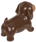 Skarbonka ceramiczna Pies Jamnik - figurka do oszczędzania 18 cm  (3).webp