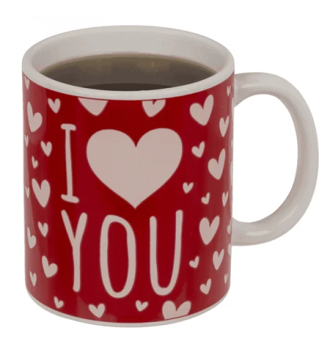 Kubek Magiczny I Love You - Prezent z Napisem pod Wpływem Ciepła  (1).webp