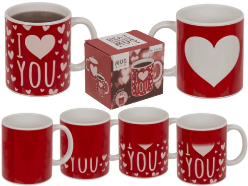 Kubek Magiczny I Love You - Prezent z Napisem pod Wpływem Ciepła  (2).webp